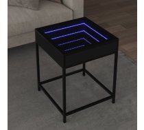Kafijas Galdiņš Ar Led, Melns, 40X40X51 Cm Vidaxl 8721102678493