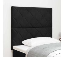 Led Gultņu Galds Dimanta Bloku Dizains Melns 90 Cm Samts Vidaxl 8721158205445