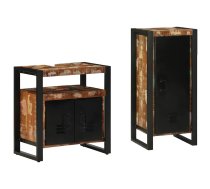 Vannas Istabas Mēbeļu Komplekts 2 Pcs Ciets Atjaunots Koks Vidaxl 8721158305015