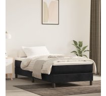 Kabatu Atsperu Matracis, Melns, 90X220X20 Cm, Samts Vidaxl 8721158368713