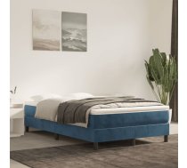 Kabatu Atsperu Matracis, Tumši Zils, 120X220X20 Cm, Samts Vidaxl 8721158368850