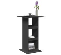 Bāra Galds Ar Uzglabāšanu Melns 60X60X102 Cm Inženierijas Koks Vidaxl 8721158386175