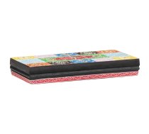 Sienas Plauktu Komplekts 100X20X6 Cm Cieta Koka Mango Vidaxl 8721158413581