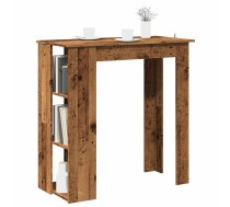 Bāra Galds Ar Plauktu, 102X50X103,5 Cm, Inženierijas Koks Vidaxl 8721158441096