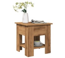 Kafijas Galdiņš Artisan Ozols 40X40X42 Cm Engineered Wood Vidaxl 8721158441386