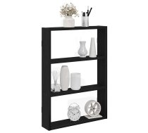 Sienas Plaukts, Melns, 43X9X60 Cm, Inženierijas Koks Vidaxl 8721158650818