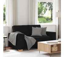 Divvietīgs Dīvāns, Melns, 120 Cm, Audums Vidaxl 8721158688811