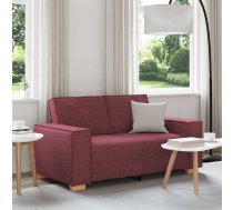 Divvietīgs Dīvāns, Vīna Sarkans, 120 Cm, Audums Vidaxl 8721158688828
