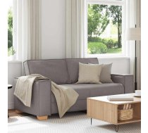 Divvietīgs Dīvāns, Pelēkbrūns, 140 Cm, Audums Vidaxl 8721158688958
