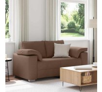 Divvietīgs Dīvāns Brūns 120 Cm Audums Vidaxl 8721158691309