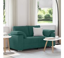 Divvietīgs Dīvāns Tumši Zaļš 120 Cm Audums Vidaxl 8721158691316
