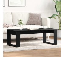 Kafijas Galdiņš Melns Ozols 102X50X35 Cm Inženierijas Koks Vidaxl 8721158724779