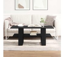 Kafijas Galds Melns Ozols 102X55X42 Cm Inženierijas Koks Vidaxl 8721158768414