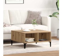 Kafijas Galdiņš Artisan Oak 60X60X30 Cm Inženierijas Koks Vidaxl 8721158769879