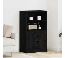 Augstais Galds Melnais Ozols 60X35.5X103.5 Cm Inženierijas Koks Vidaxl 8721158772183