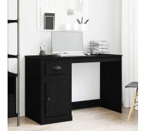 Galds Ar Glabāšanu Melno Ozolu 50X115X75 Cm Inženierijas Koks Vidaxl 8721158772220
