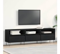 Televizora Galds Melnā Ozolkoka Krāsā 150X30X44,5 Cm Inženierijas Koks Vidaxl 8721158772497