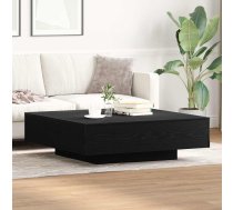 Melnais Ozola Kafijas Galds 100X100X31 Cm No Inženierētā Koka Vidaxl 8721158773715