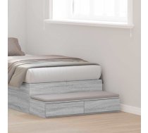 Gultas Atvilktne Pelēka Sonoma 90X36,5X16,5 Cm No Inženierijas Koka Vidaxl 8721158911001