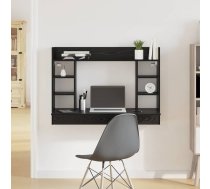 Sienā Piestiprināms Galds Melnais Ozols 105X48X75 Cm Inženierijas Koks Vidaxl 8721158972873