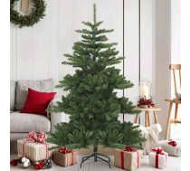 Mākslīgā Saliekamā Ziemassvētku Egle Zaļa 150 Cm Pvc, Tērauds Vidaxl 8721288279859