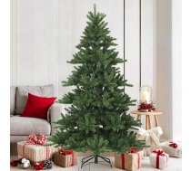 Mākslīgā Saliekamā Ziemassvētku Egle Zaļa 180 Cm Pvc, Tērauds Vidaxl 8721288279866