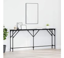 Konsoles Galds Melna Ozola 180X23X75 Cm Inženieru Koks Vidaxl 8721288518323