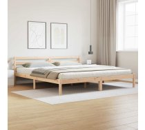 Gultas Rāmis Ar Galvgalu 180X210 Cm No Priedes Koka Vidaxl 8721288581495