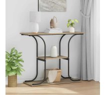 Konsoles Galds Ar Plauktu Ar Uzglabāšanu Sonomas Ozola 101 X 35 X 80.5 Cm Vidaxl 8721288624451