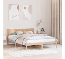 Priedes Koka Gultas Rāmis Dabisks Cieta Priede 160 X 200 Cm Vidaxl 8721288634665