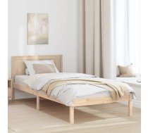 Priedes Koka Gultas Rāmis Dabisks Masīvkoka Priede 100 X 200 Cm Vidaxl 8721288634931