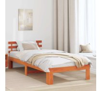 Koka Gultas Rāmis Vaskots Brūns Ciets Koks 100 X 200 Cm Izturīgs Vidaxl 8721288636997