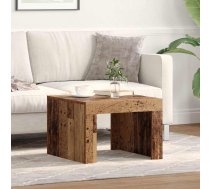 Kafijas Galdiņš Veca Koka 50 X 50 X 35 Cm Inženierijas Koks Vidaxl 8721288668271