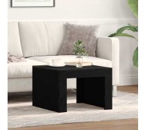Kafijas Galdiņš Melns Ozols 50 X 50 X 35 Cm Inženierijas Koks Vidaxl 8721288668295