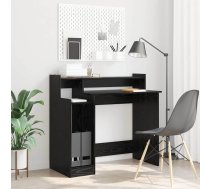 Galds Melns Ozols 97 X 45 X 90 Cm Inženierijas Koks Vidaxl 8721288729736