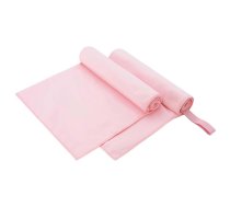 Sporta Dvieļi 2 Pcs Rozā 100 X 50 Cm Poliesters Un Poliamīds Vidaxl 8721288740601