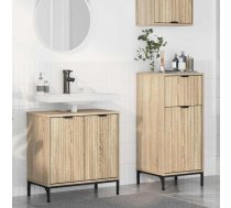 Vannas Istabas Mēbeļu Komplekts Ar Plauktu 2 Pcs Sonomas Ozola Vidaxl 8721288870728