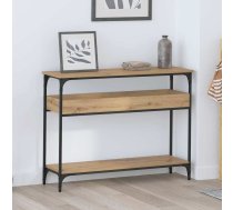 Konsoles Galds Ar Plauktu Amatnieku Ozola 100 X 29 X 75 Cm Vidaxl 8721288900074