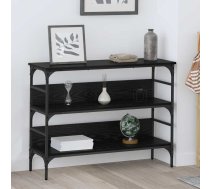 Konsoles Galds Melns Ozols 100 X 32 X 75 Cm Inženierijas Koks Vidaxl 8721288900388