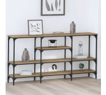 Konsoles Galds Ar Plauktu Amatnieku Ozola 160 X 29 X 80 Cm Vidaxl 8721288900401