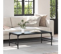 Kafijas Galdiņš Melns Ozolkoks 100 X 50 X 35 Cm Vidaxl 8721288908414