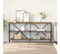 Konsoles Galds Ar Plauktu Vecs Koks 160 X 30 X 75 Cm Vidaxl 8721288915214