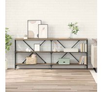 Konsoles Galds Ar Plauktu Artisānā Ozols 180 X 30 X 75 Cm Vidaxl 8721288915252