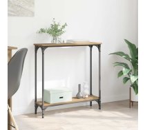 Konsoles Galds Ar Plauktu Artisānā Ozols 75 X 22,5 X 75 Cm Vidaxl 8721288917614