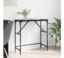 Konsoles Galds Melns Ozols 75 X 32 X 75 Cm Inženierijas Koks Vidaxl 8721288917775