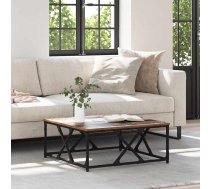 Kafijas Galdiņš Vecs Koks 70 X 70 X 30 Cm Inženierijas Koks Vidaxl 8721288922533