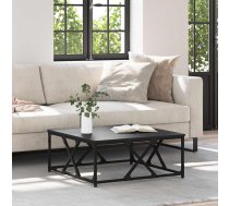 Kafijas Galdiņš Melns Ozols 70 X 70 X 30 Cm Inženierijas Koks Vidaxl 8721288922557