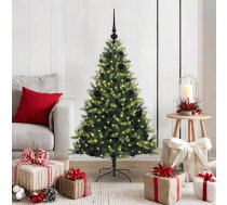 Mākslīgā Piekaramā Ziemassvētku Egle Ar 150 Led Zaļa 120 Cm Vidaxl 8721288989345