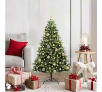 Mākslīgā Izliektā Ziemassvētku Egle Ar 150 Led Gaismām 120 Cm Vidaxl 8721288989376