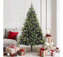 Mākslīgā Saliekamā Ziemassvētku Egle Ar 300 Led Gaismām 180 Cm Vidaxl 8721288989574